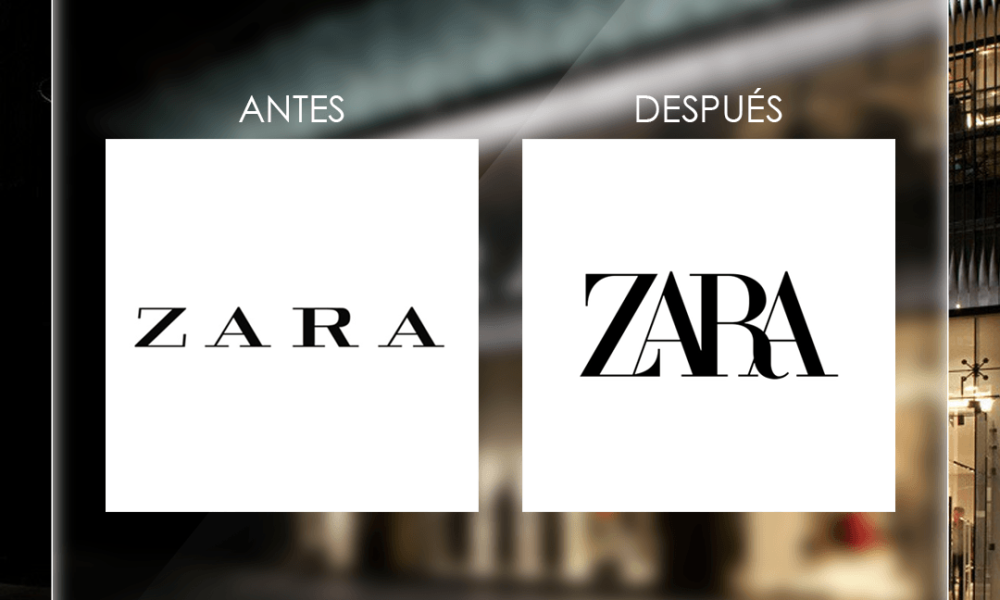 Zara presenta un nuevo logo por segunda vez en 44 años