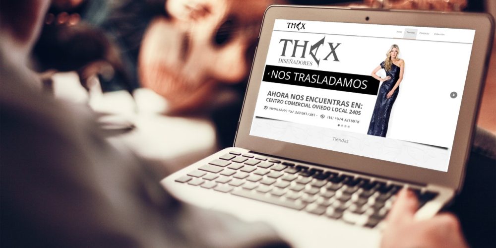 SE LE HA REALIZADO DISEÑO DE SITIO WEB A THAX DISEÑADORES