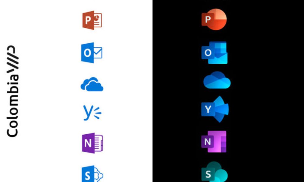 Los nuevos iconos de Microsoft