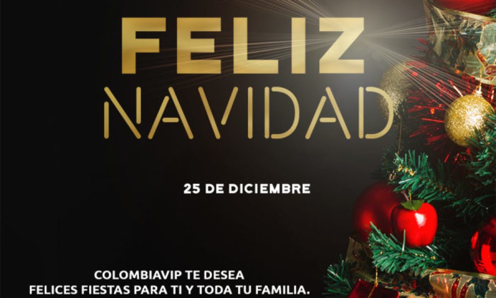 Feliz navidad te desea ColombiaVIP
