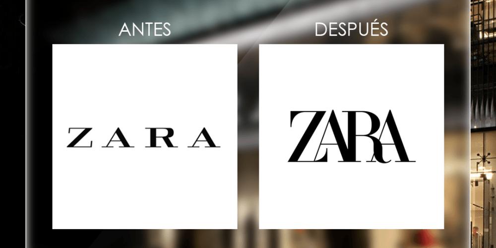 Zara presenta un nuevo logo por segunda vez en 44 años